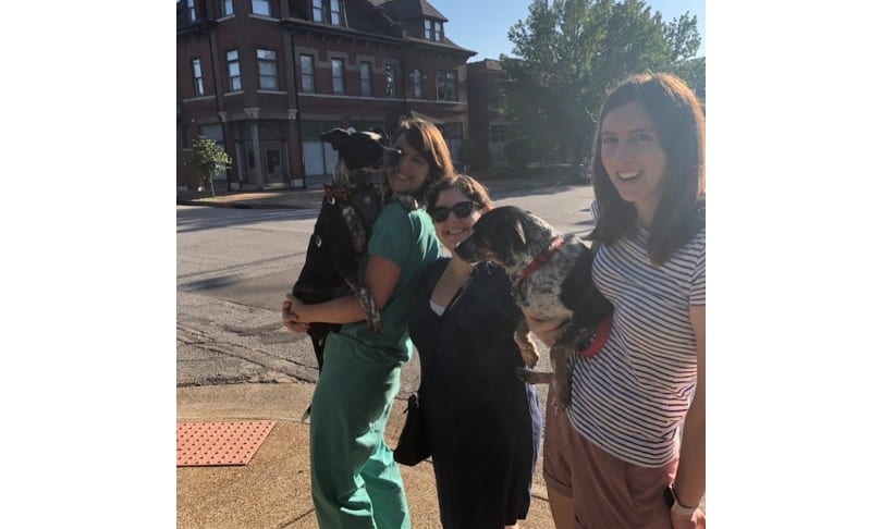 Our PGY5s and their doggie best friends